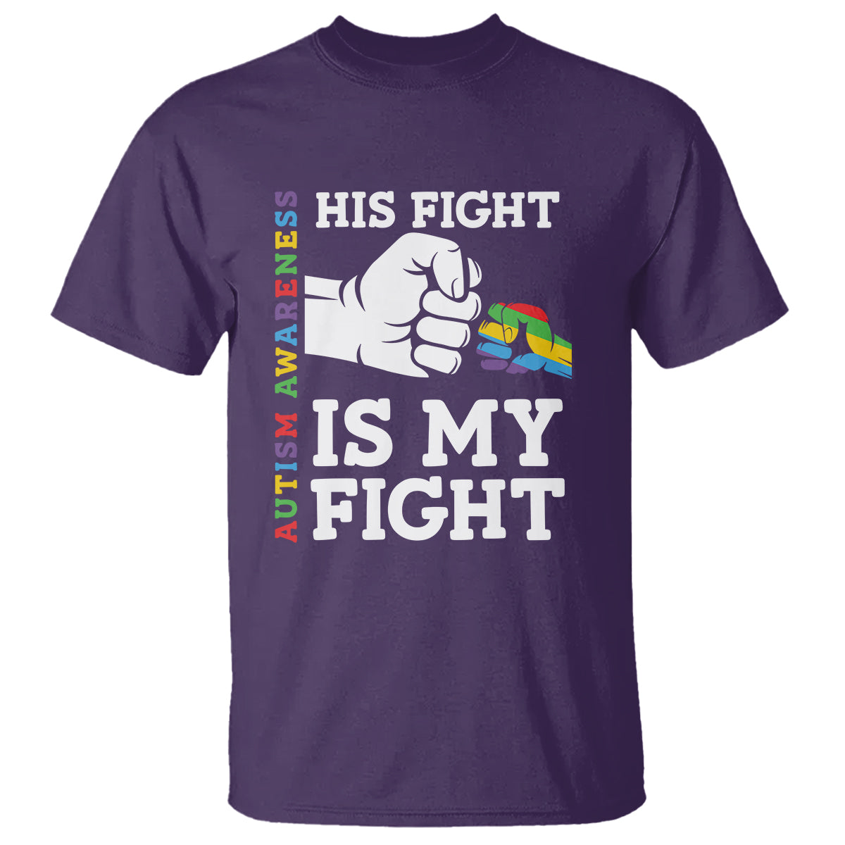 autism-support-t-shirt-his-fight-is-my-fight-hand-fist