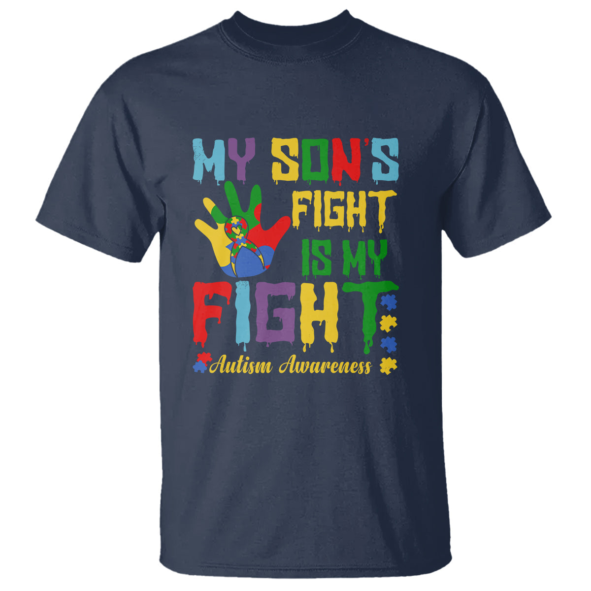 autism-parents-t-shirt-my-son-fight-is-my-fight-family-support-puzzle-ribbon