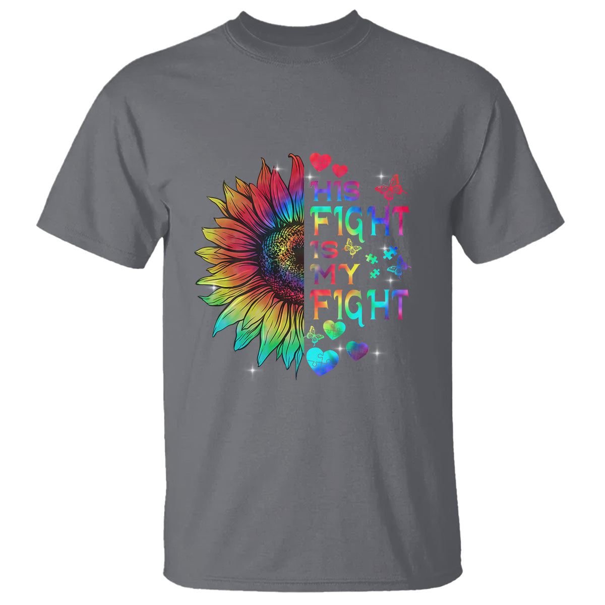 sunflower-autism-t-shirt-his-fight-is-my-fight-rainbow