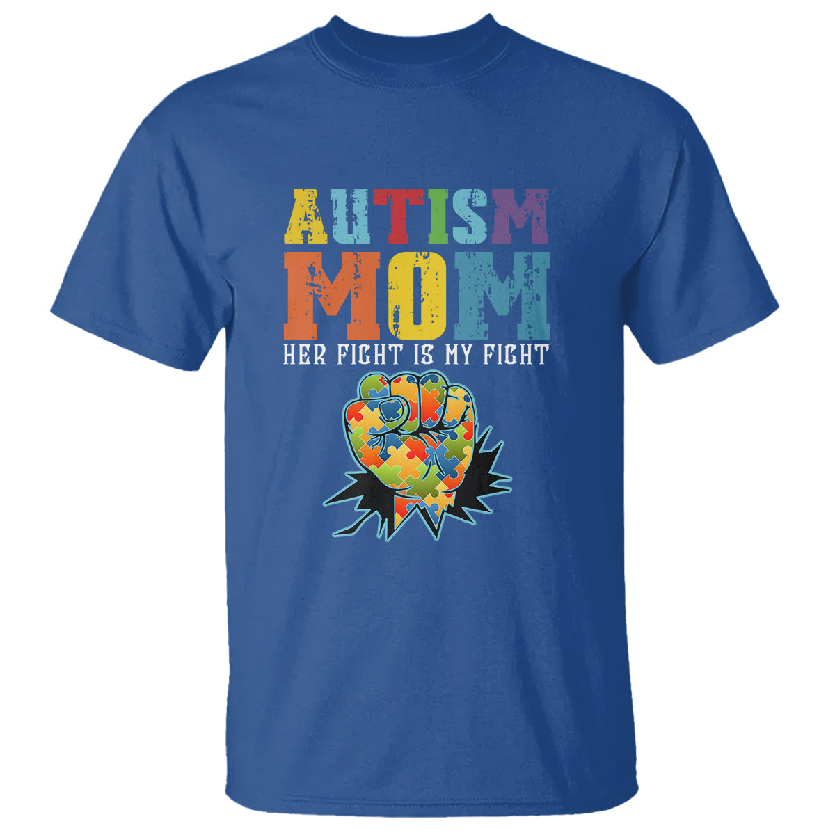 autism-mom-t-shirt-her-fight-is-my-fight-puzzle-raised-fist