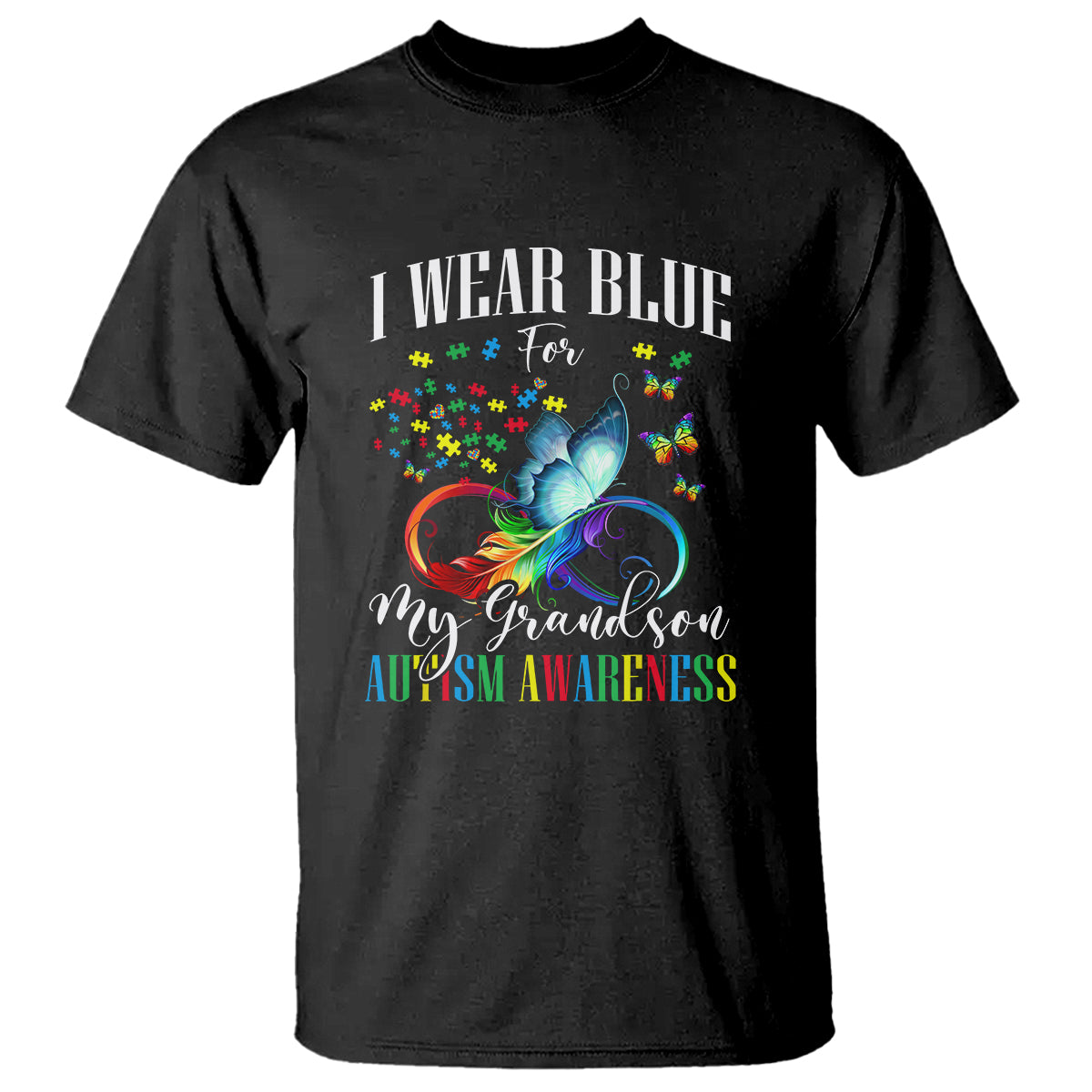 autism-grandparents-t-shirt-i-wear-blue-for-my-grandson-grandma-grandpa-rainbow-infinity-with-feather-butterfly