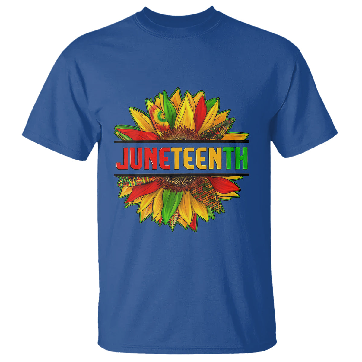 juneteenth-t-shirt-sunflower-with-fist-black-history