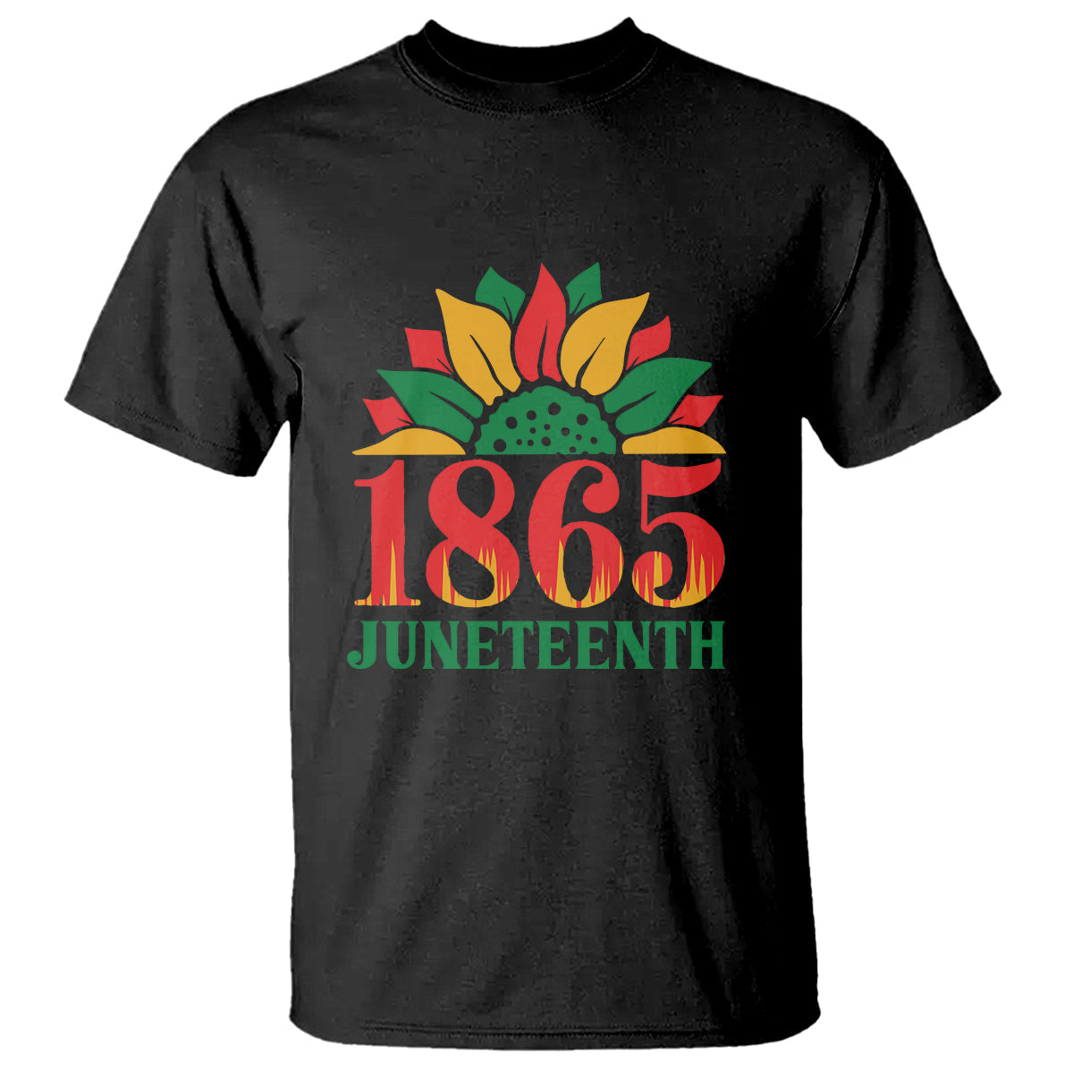 sunflower-t-shirt-1865-juneteenth-celebrate-african-american-freedom-day-for-women