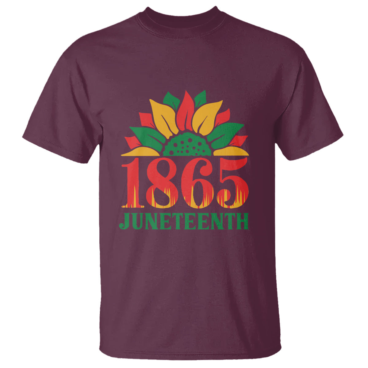 sunflower-t-shirt-1865-juneteenth-celebrate-african-american-freedom-day-for-women
