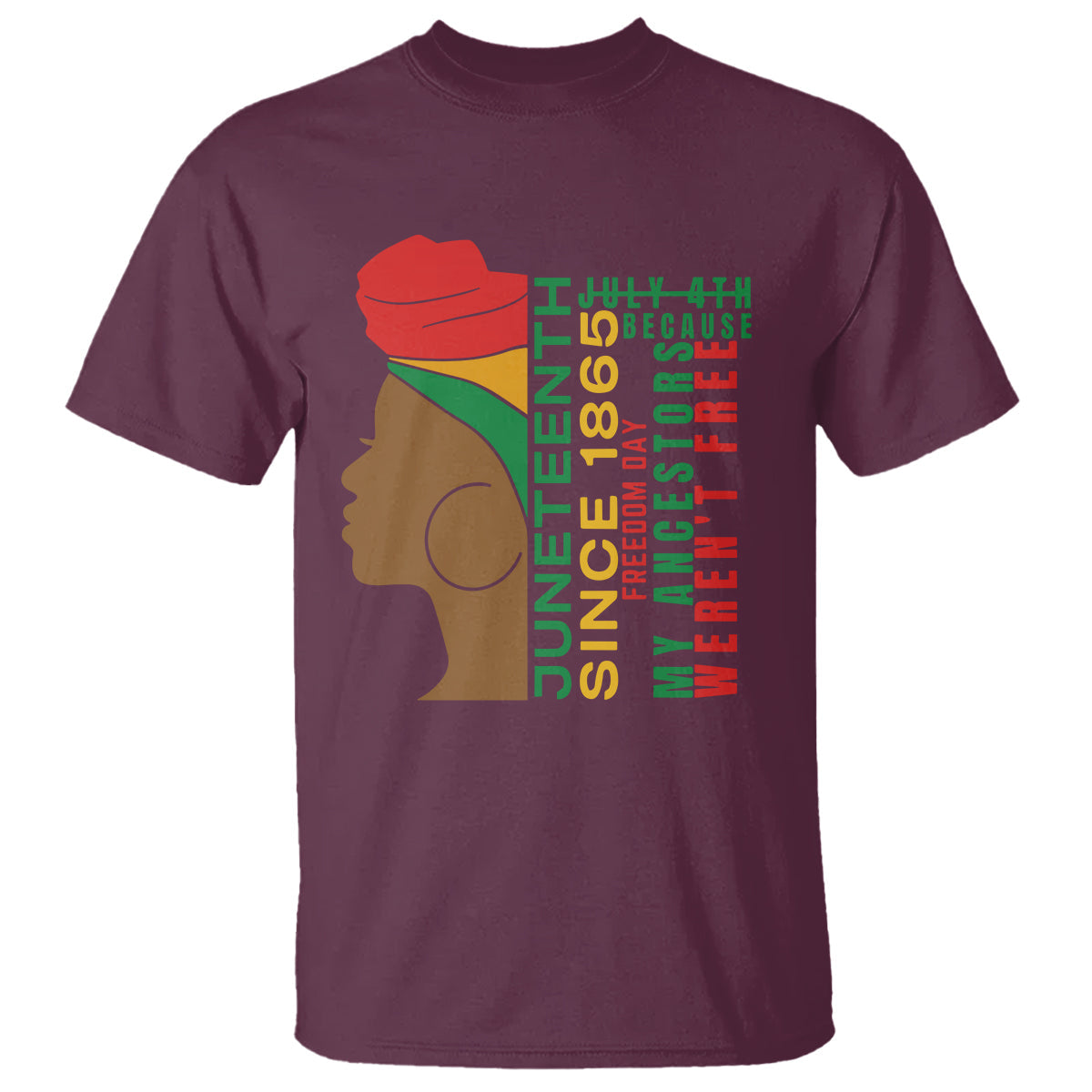 juneteenth-since-1865-t-shirt-my-ancestors-werent-free