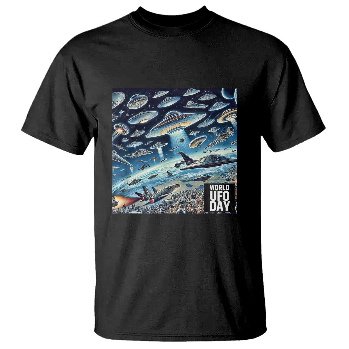 world-ufo-day-july-2nd-theyre-here-t-shirt