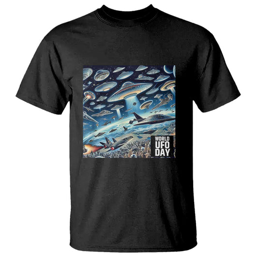 world-ufo-day-july-2nd-theyre-here-t-shirt