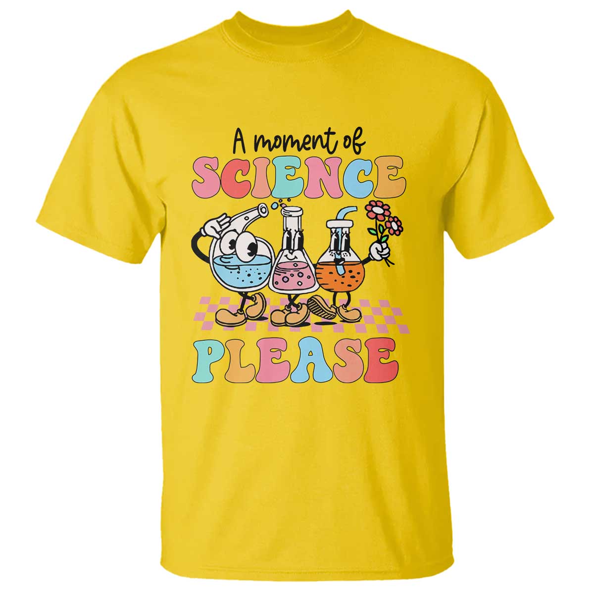 retro-teacher-t-shirt-100-days-of-school-a-moment-of-science-please