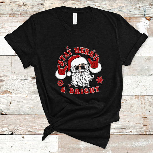 retro-groovy-stay-merry-bright-christmas-cute-santa-claus-t-shirt-ts01