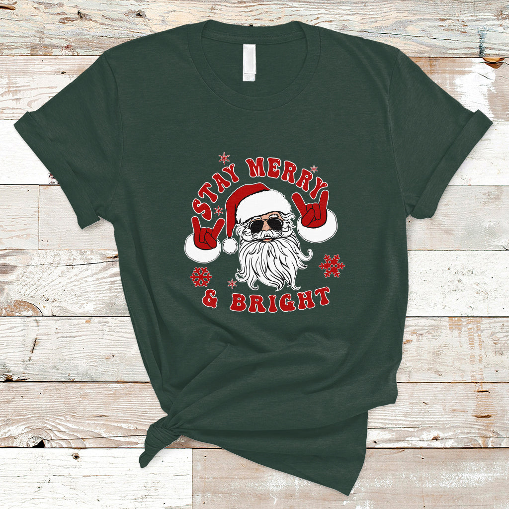 retro-groovy-stay-merry-bright-christmas-cute-santa-claus-t-shirt-ts01