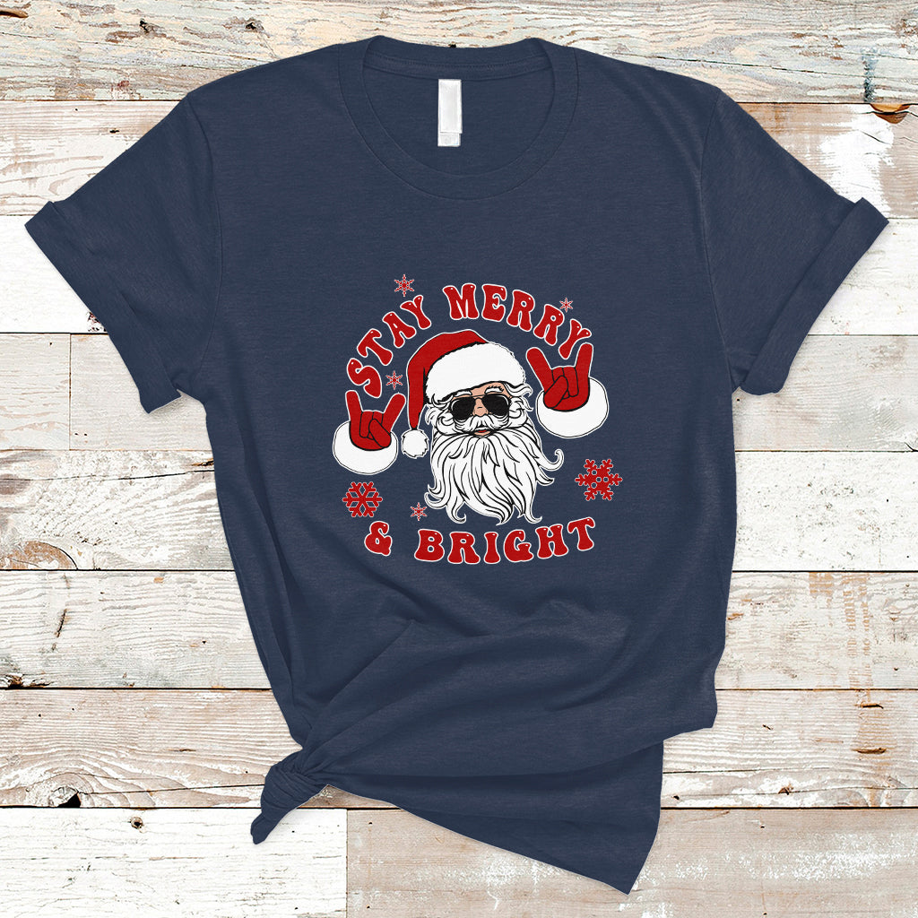 retro-groovy-stay-merry-bright-christmas-cute-santa-claus-t-shirt-ts01