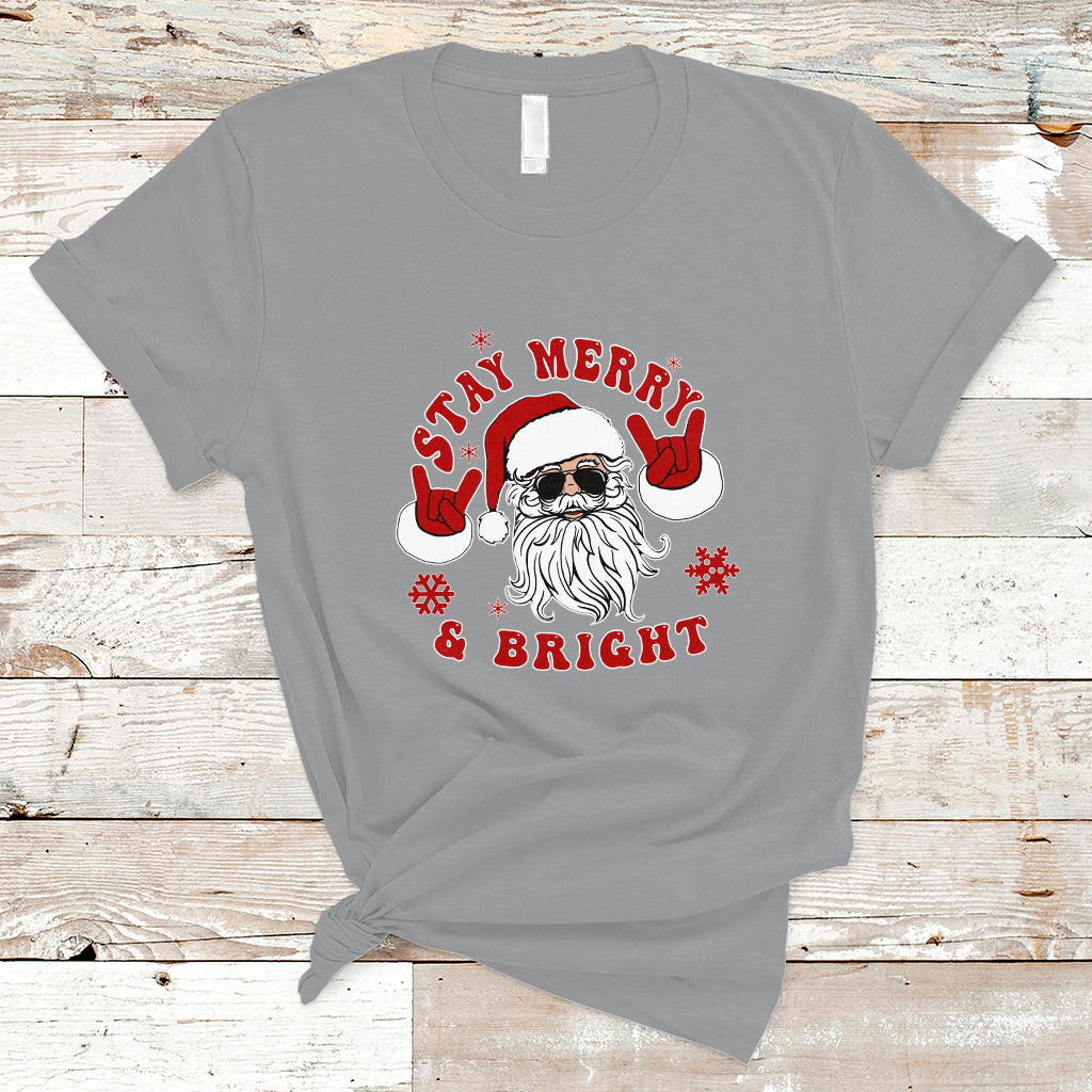 retro-groovy-stay-merry-bright-christmas-cute-santa-claus-t-shirt-ts01