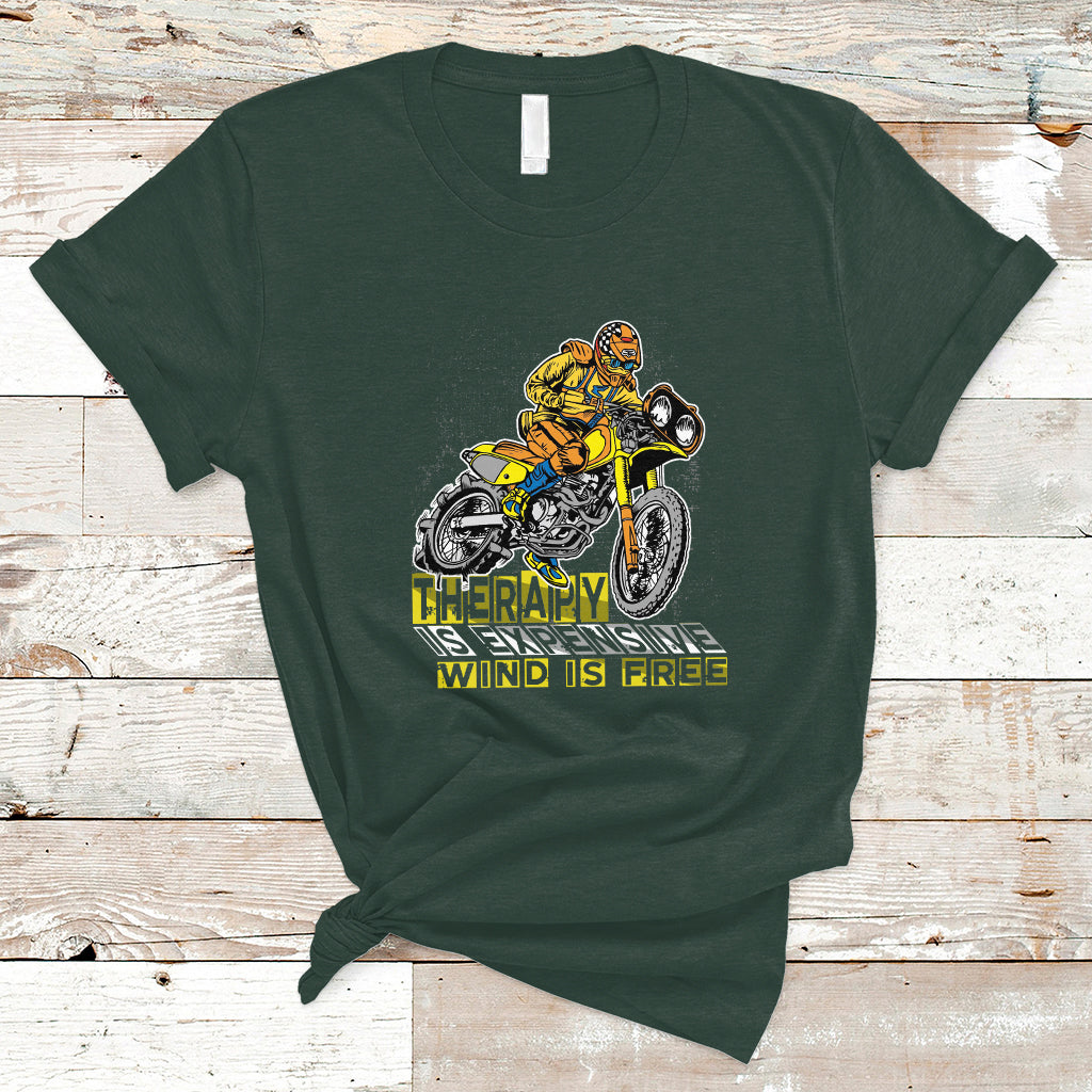 motorcycle-t-shirt-therapy-is-expensive-wind-is-free-ts01
