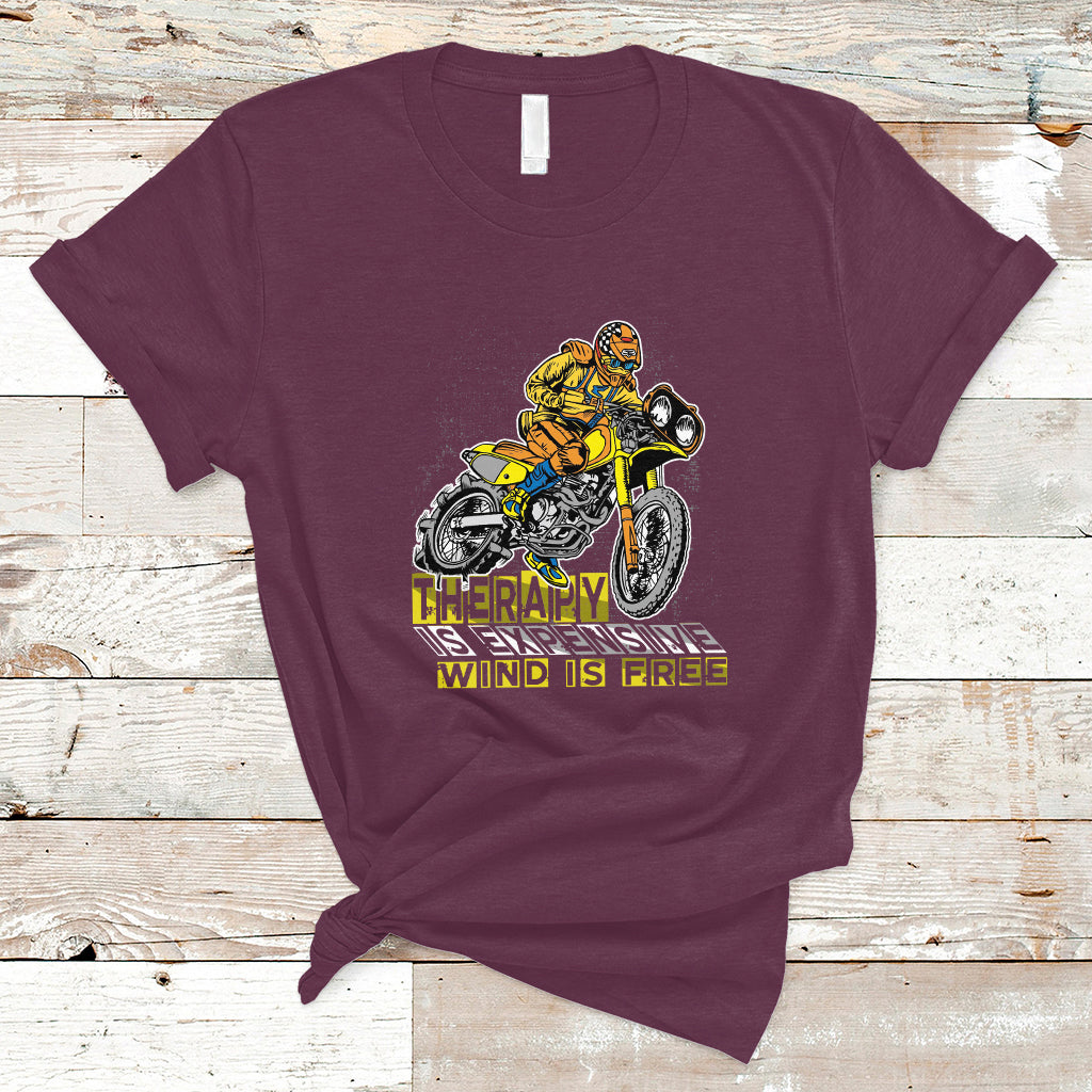 motorcycle-t-shirt-therapy-is-expensive-wind-is-free-ts01
