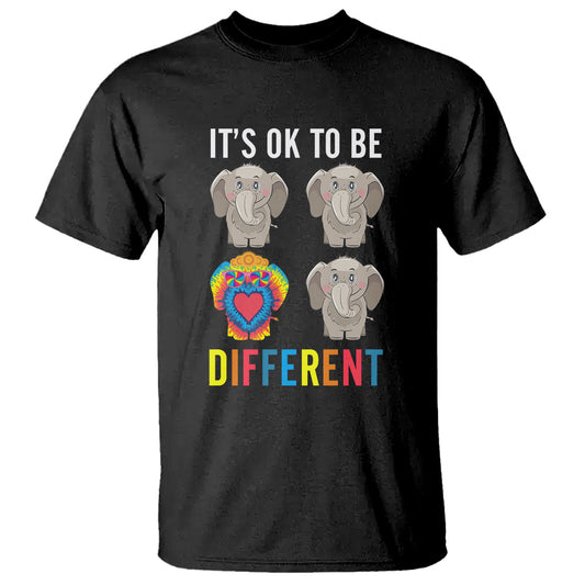 autism-acceptance-t-shirt-its-ok-to-be-different-tie-dye-elephant-hippy-style