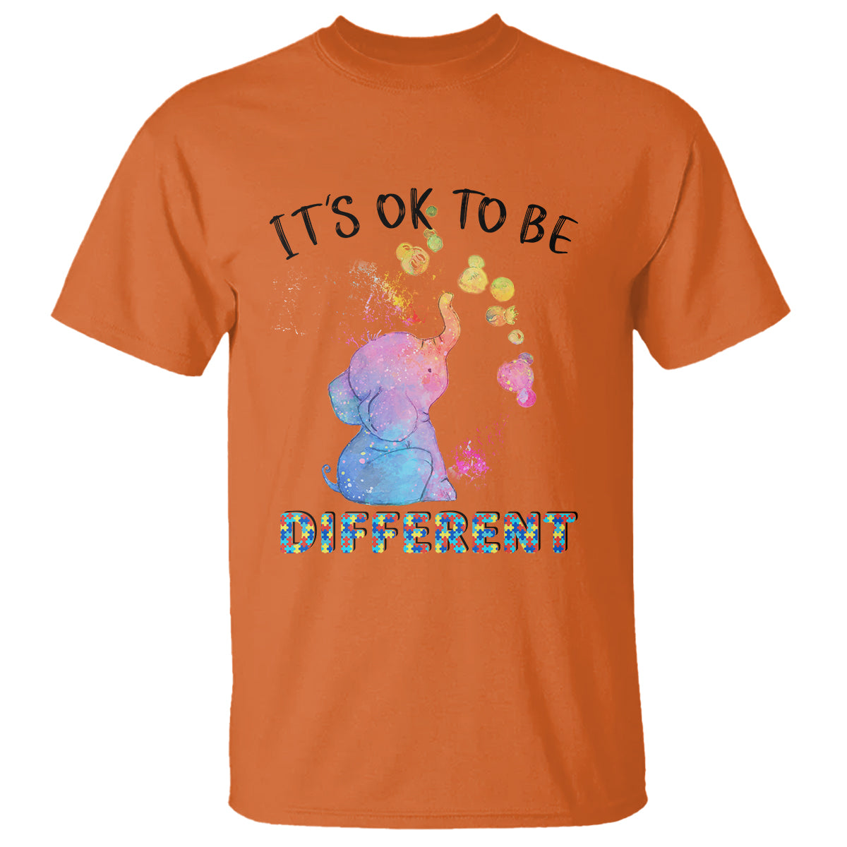 autism-support-t-shirt-its-ok-to-be-different-cute-watercolor-elephant