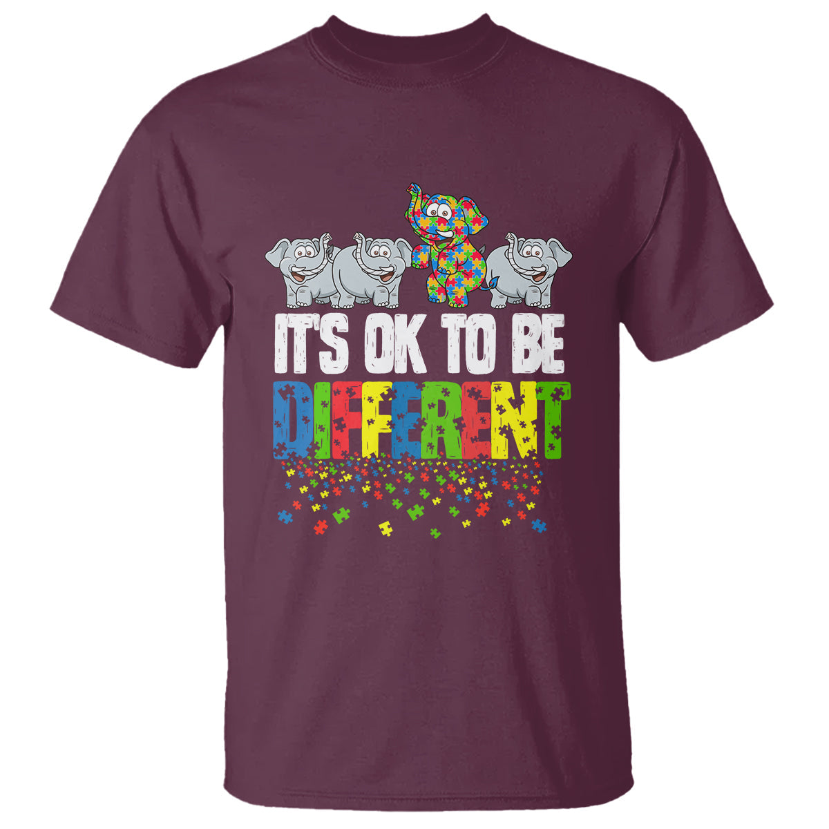 autism-awareness-t-shirt-its-ok-to-be-different-funny-jigsaw-puzzle-elephant