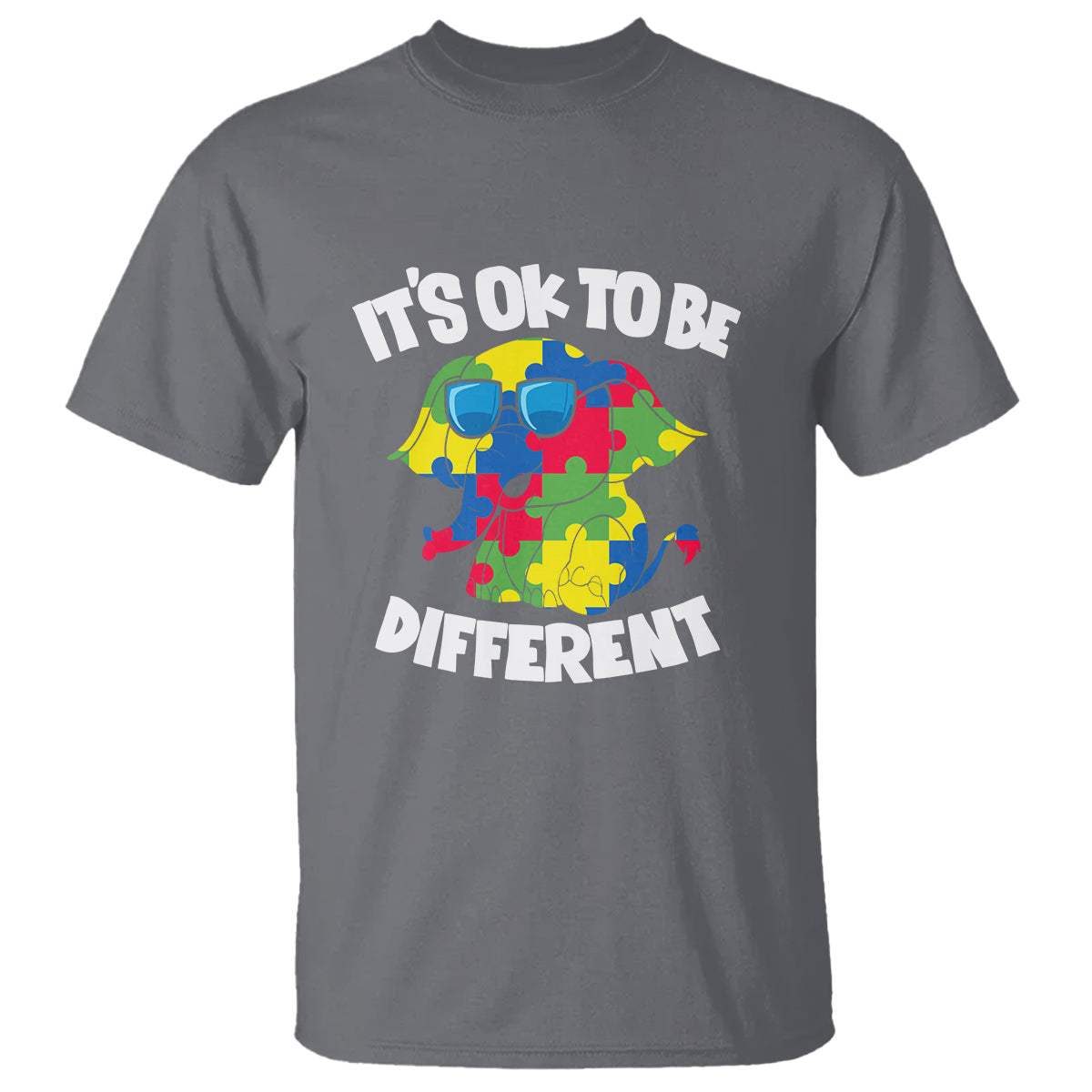 autism-awareness-day-t-shirt-its-okay-to-be-different-elephant