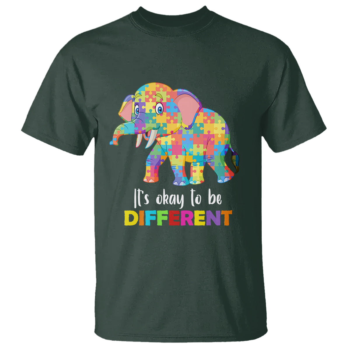 autism-t-shirt-its-okay-to-be-different-elephant