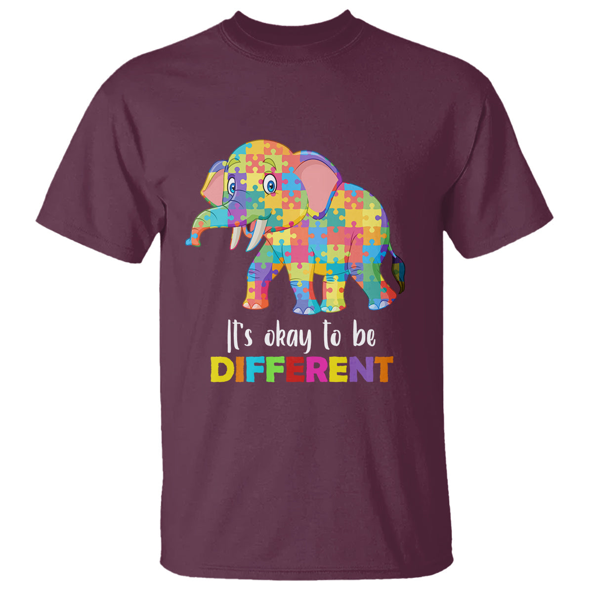 autism-t-shirt-its-okay-to-be-different-elephant