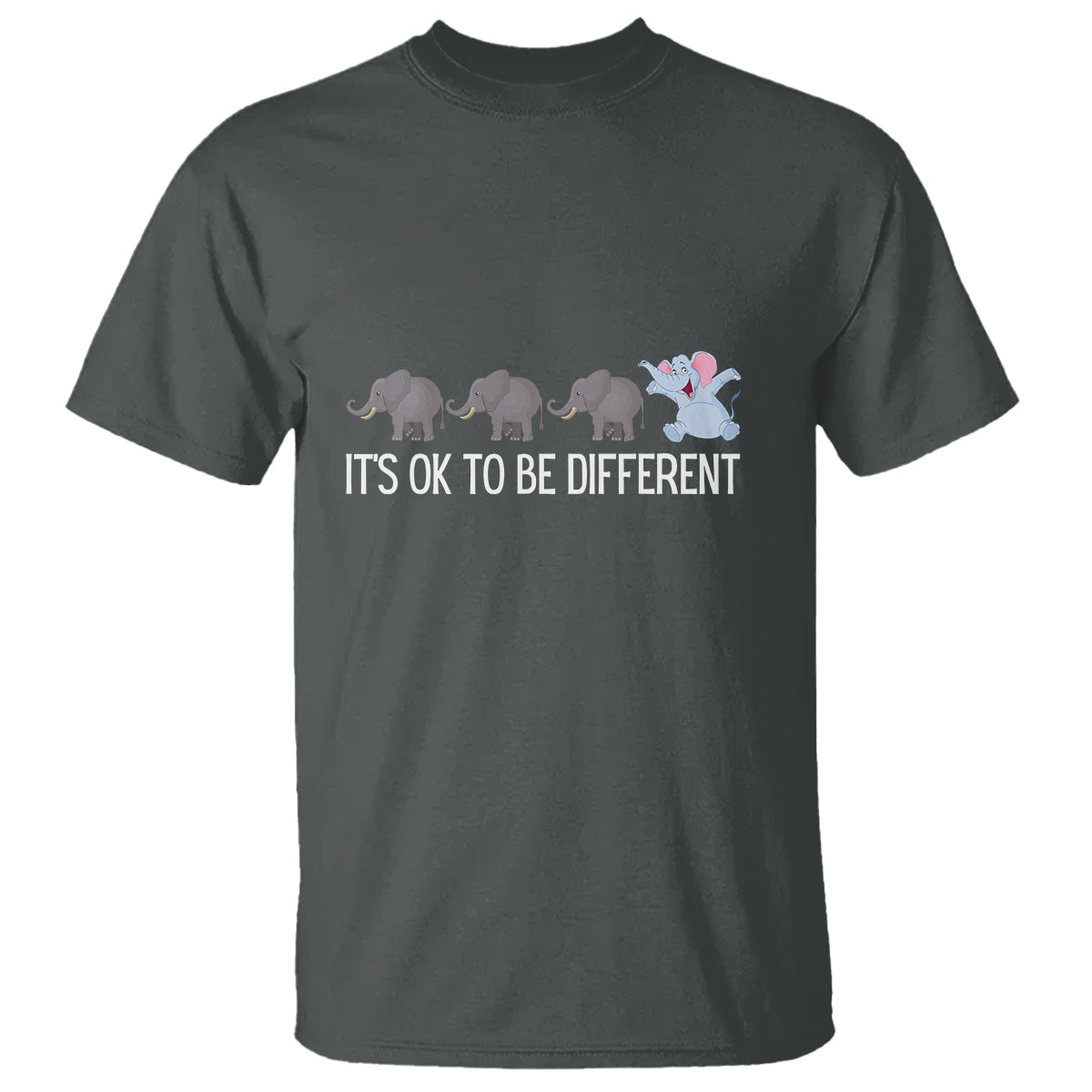 autism-its-ok-to-be-different-elephant-shirt-funny-elephant-t-shirt