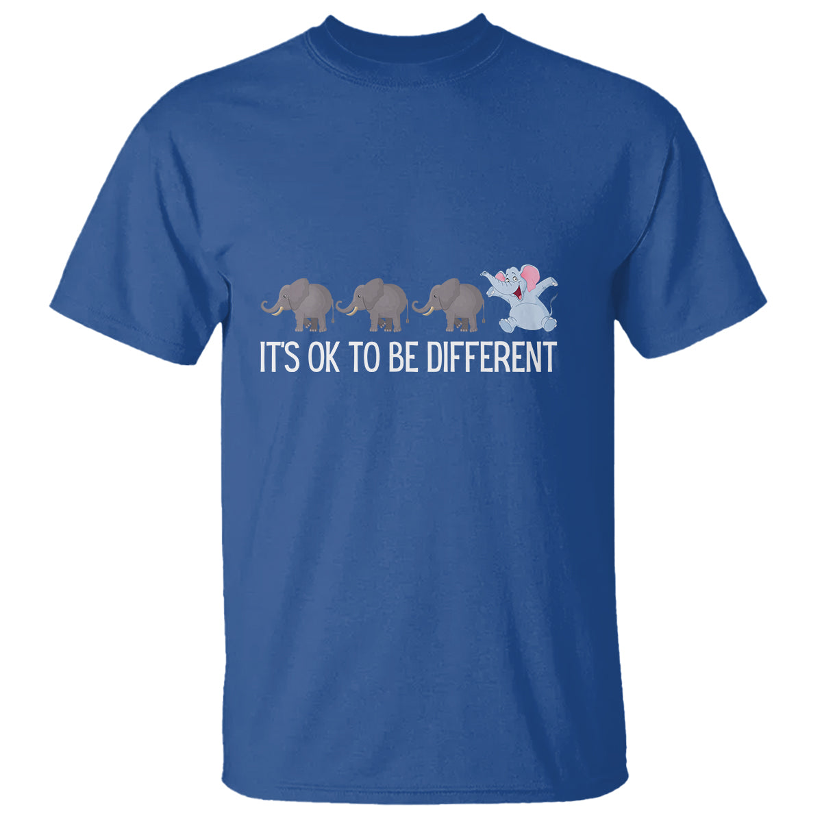 autism-its-ok-to-be-different-elephant-shirt-funny-elephant-t-shirt