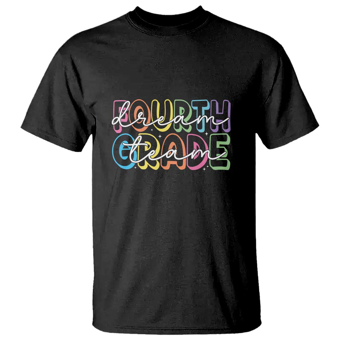 back-to-school-fourth-grade-teacher-shirt-t-shirt-dream-team-edition