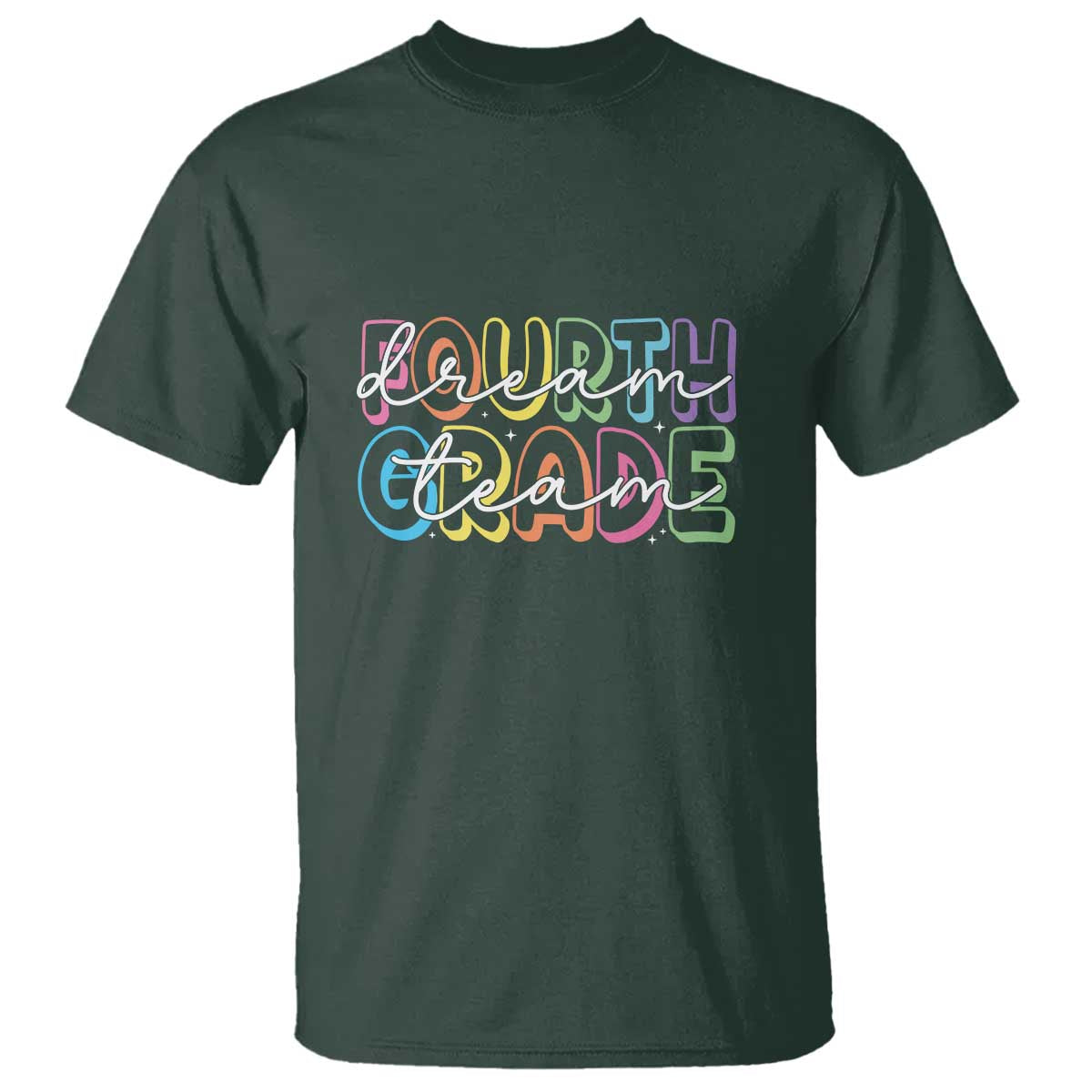 back-to-school-fourth-grade-teacher-shirt-t-shirt-dream-team-edition