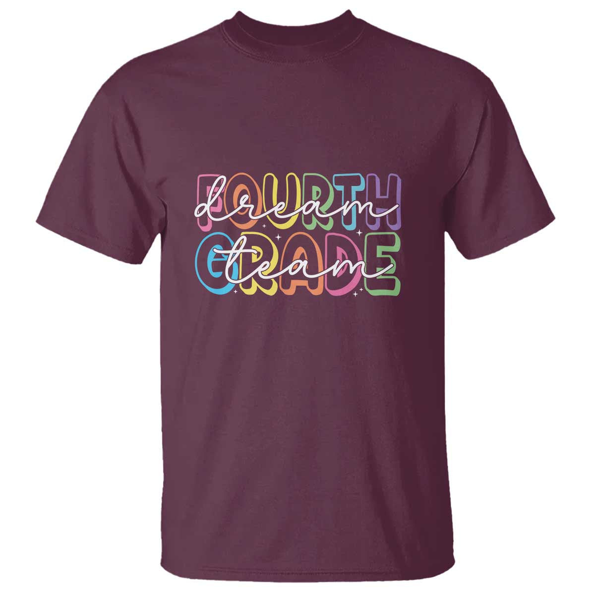 back-to-school-fourth-grade-teacher-shirt-t-shirt-dream-team-edition