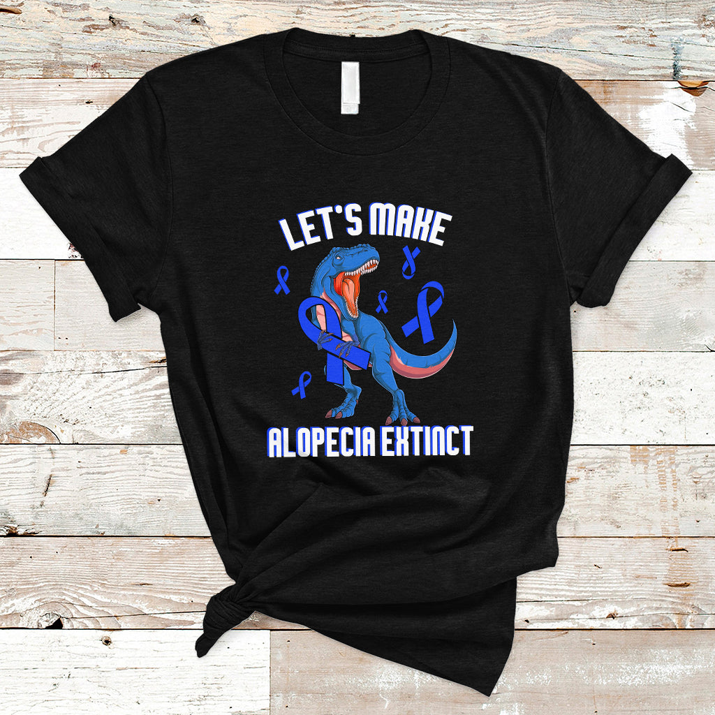 alopecia-awareness-t-shirt-lets-make-alopecia-extinct-blue-ribbon-ts01