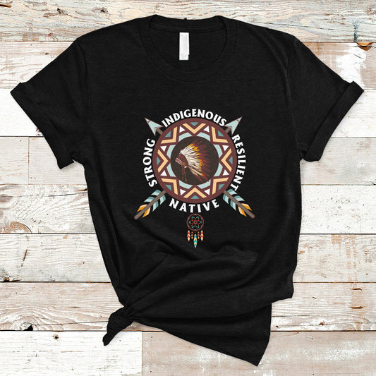 native-american-t-shirt-native-strong-resilient-indigenous-dream-catcher-ts01