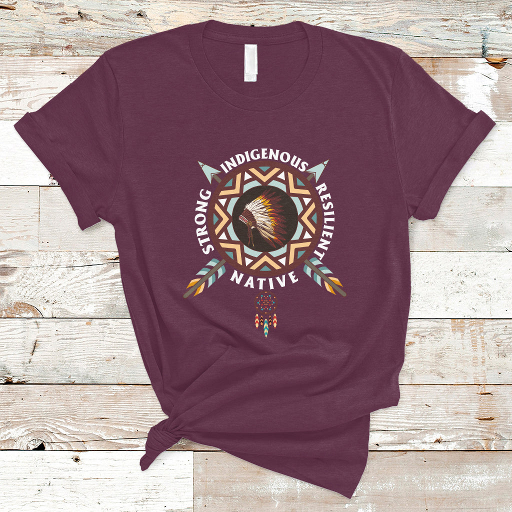 native-american-t-shirt-native-strong-resilient-indigenous-dream-catcher-ts01
