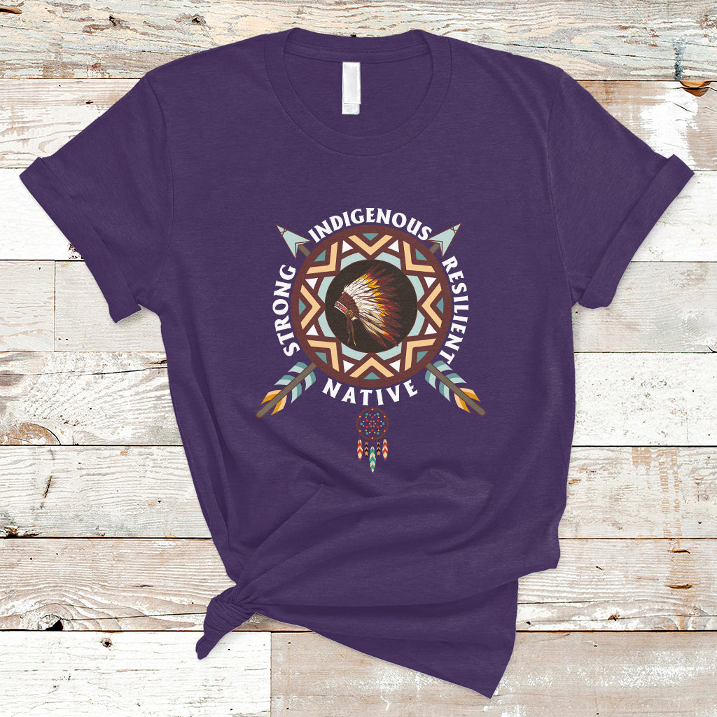 native-american-t-shirt-native-strong-resilient-indigenous-dream-catcher-ts01