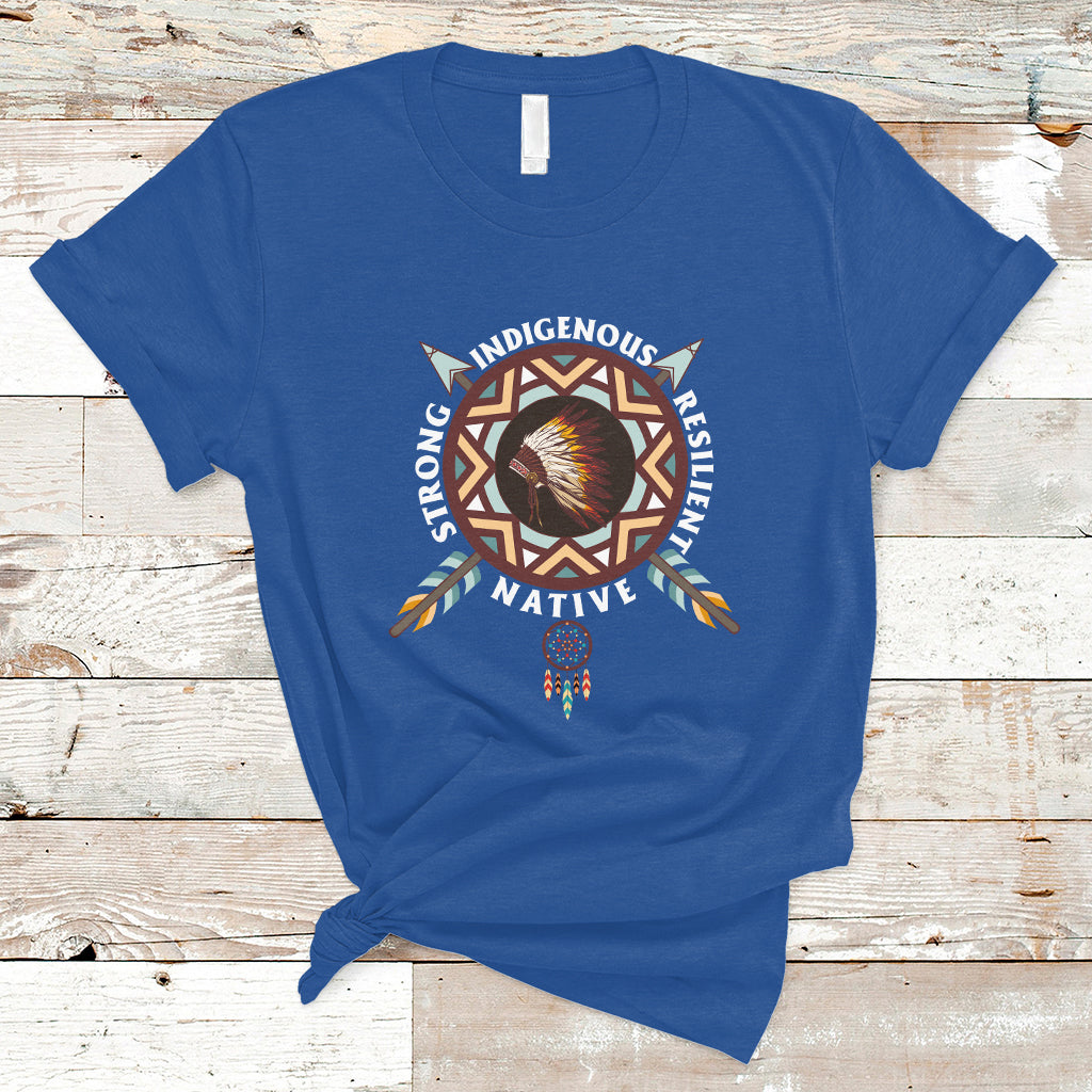 native-american-t-shirt-native-strong-resilient-indigenous-dream-catcher-ts01