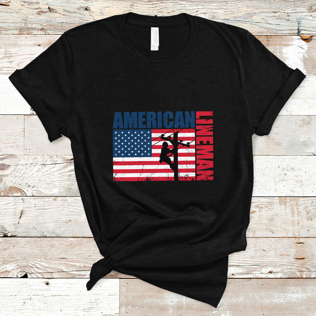 lineman-american-flag-shirt-electric-cable-lineman-t-shirt-ts01