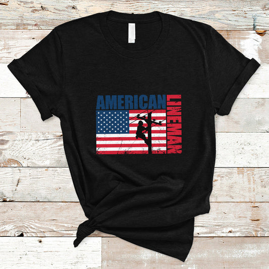 lineman-american-flag-shirt-electric-cable-lineman-t-shirt-ts01