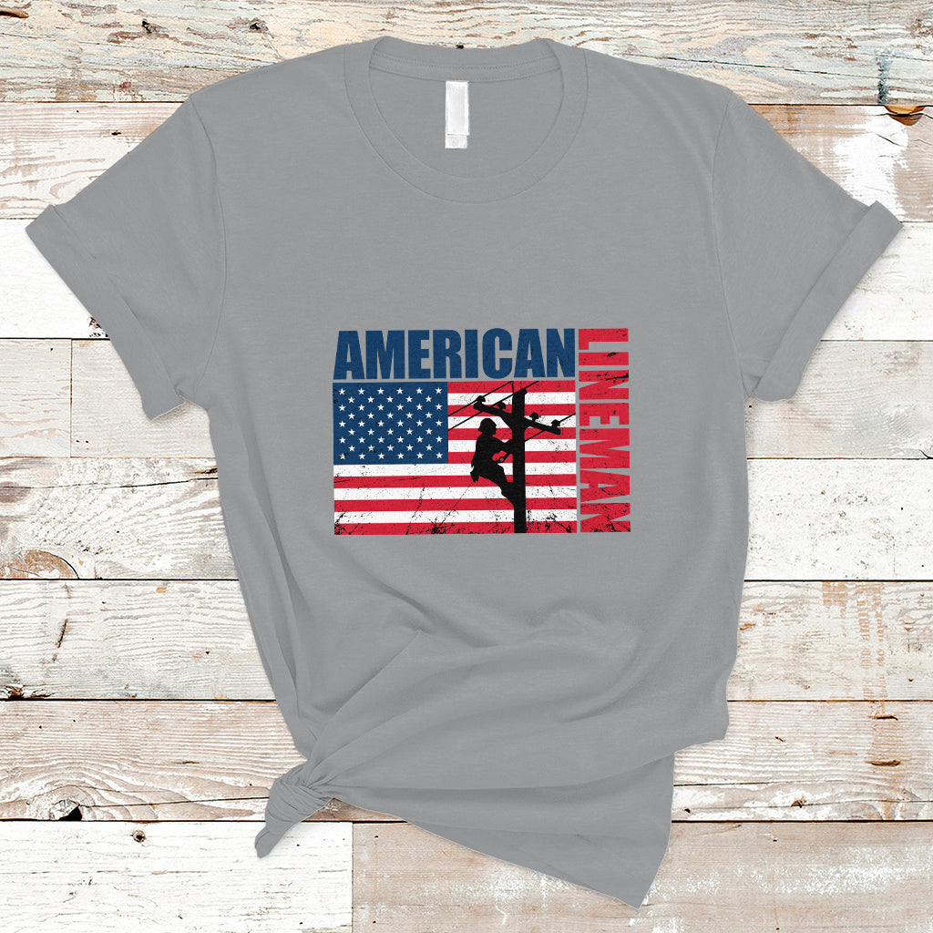 lineman-american-flag-shirt-electric-cable-lineman-t-shirt-ts01