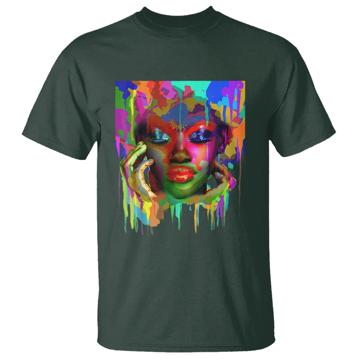 cool-african-woman-afro-color-painted-face-t-shirt-1