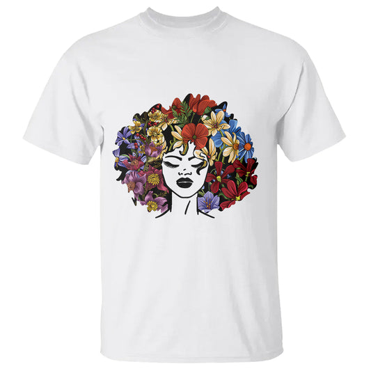 black-history-themed-t-shirt-for-women-afro-flower-hair-juneteenth-1