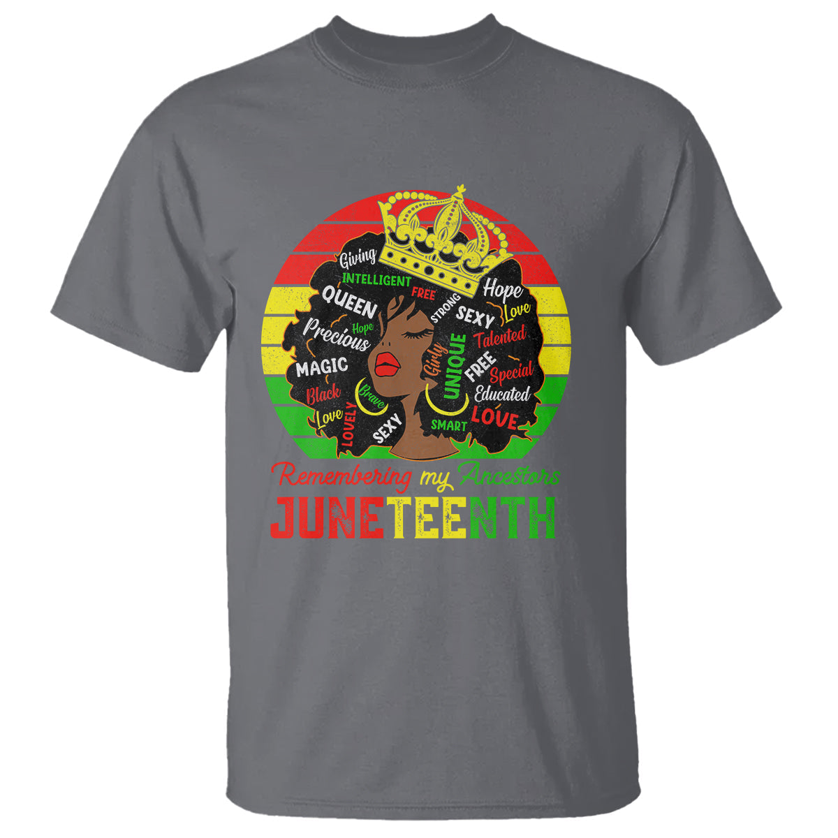 black-women-t-shirt-remembering-my-ancestors-juneteenth-celebrate-1