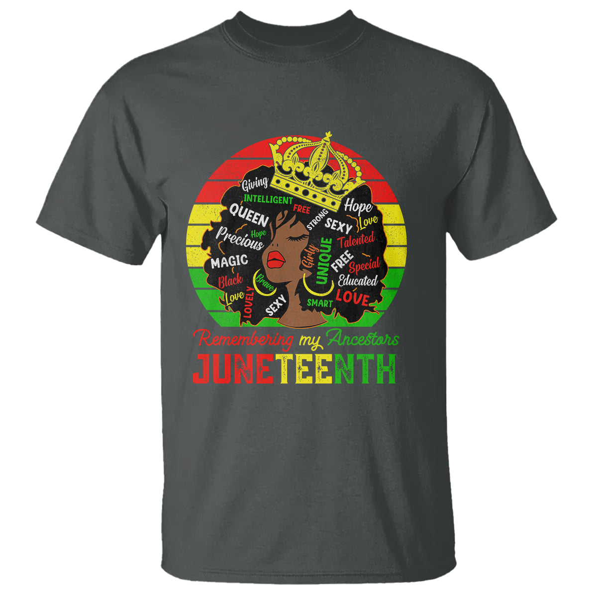 black-women-t-shirt-remembering-my-ancestors-juneteenth-celebrate-1