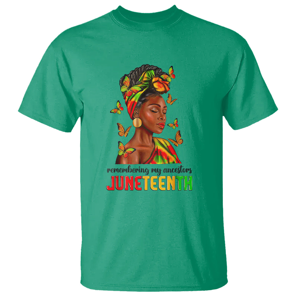 remembering-my-ancestors-juneteenth-celebrate-black-women-t-shirt-1