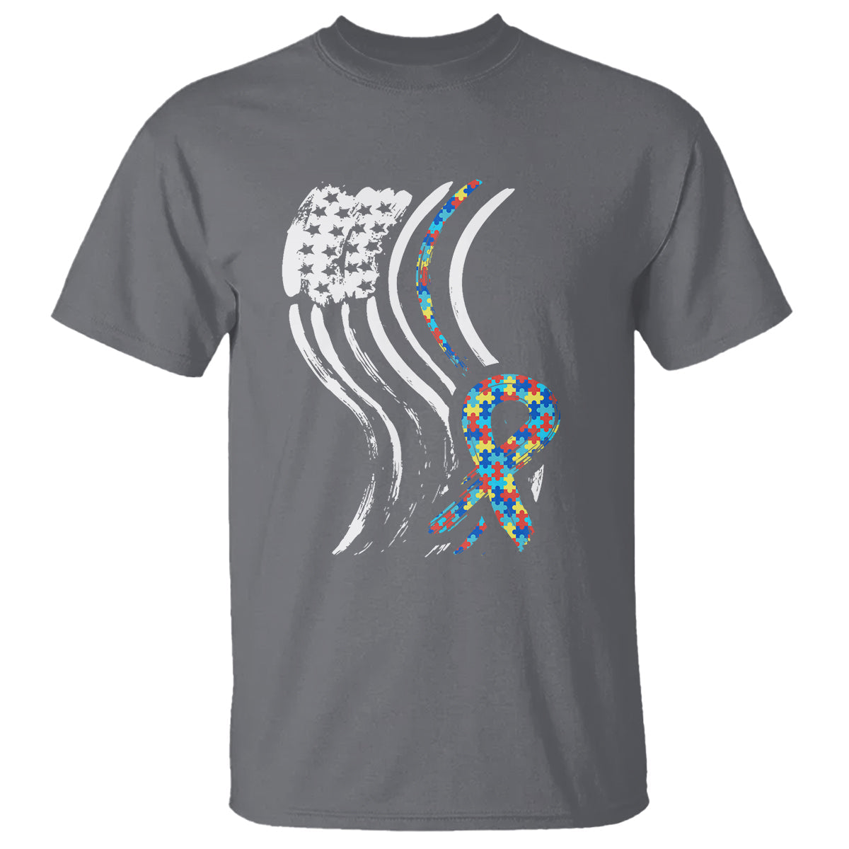 autism-awareness-t-shirt-spectrum-ribbon-american-flag