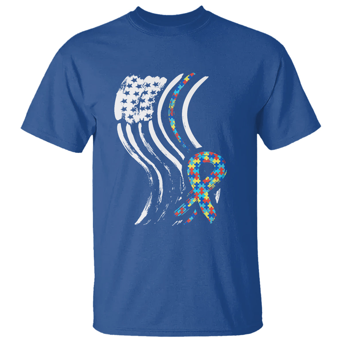 autism-awareness-t-shirt-spectrum-ribbon-american-flag