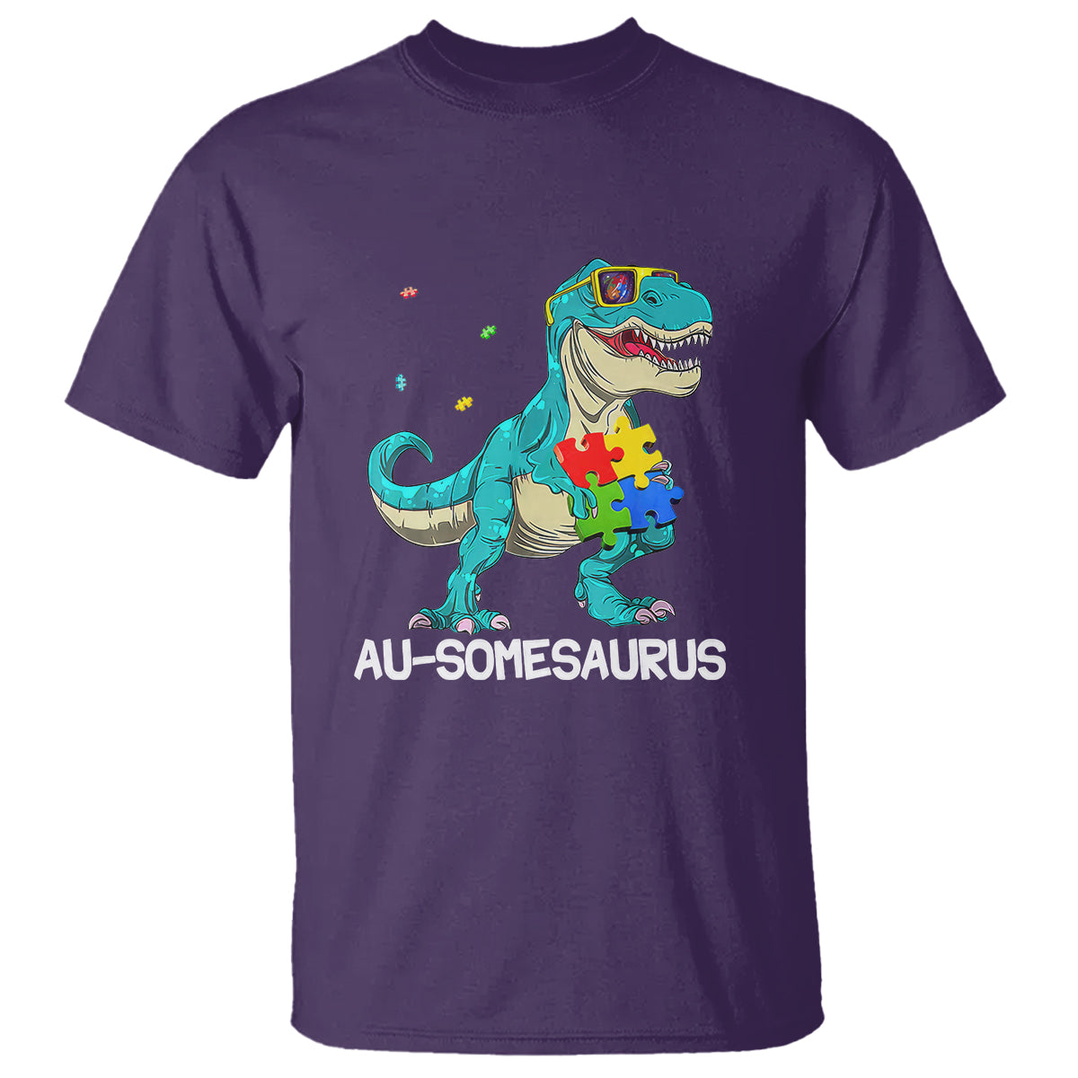 dinosaur-autism-t-shirt-au-somesaurus-word-pun-puzzle-piece