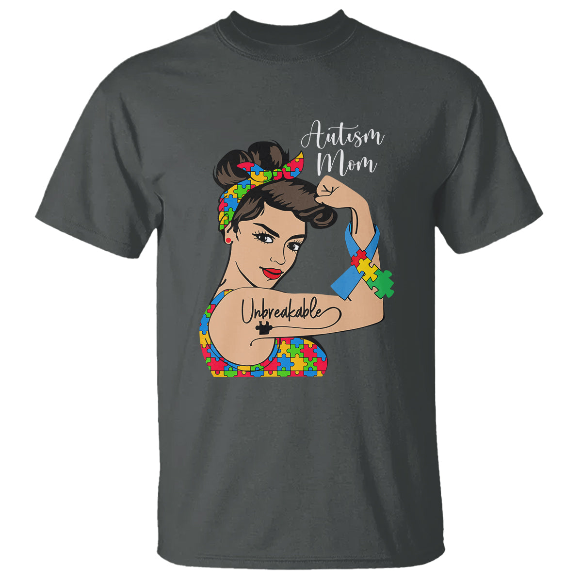 autism-mom-t-shirt-unbreakable-woman