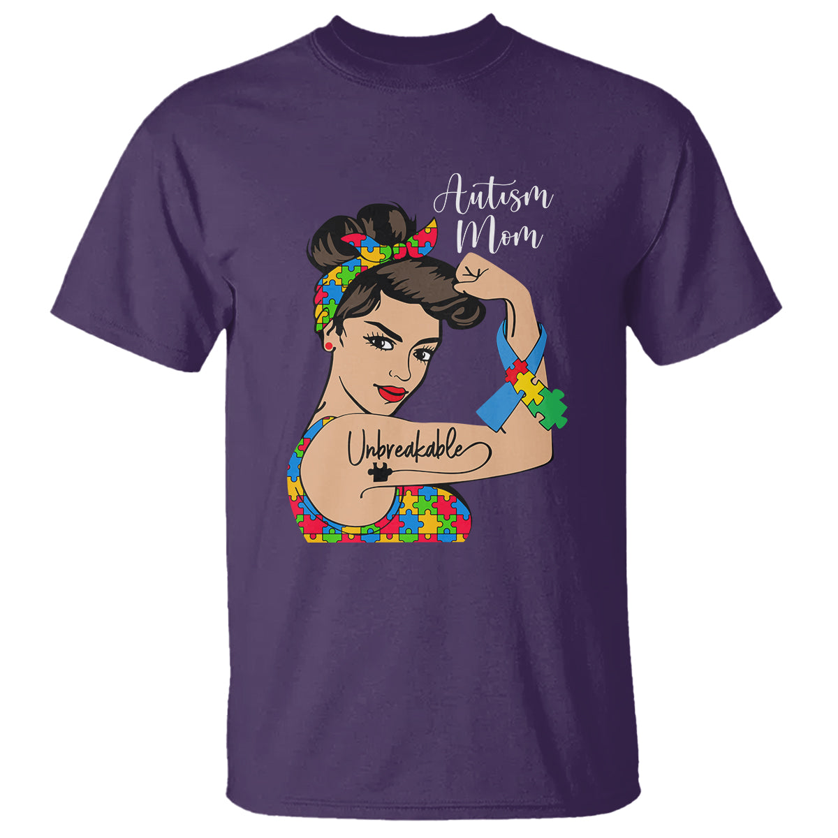 autism-mom-t-shirt-unbreakable-woman