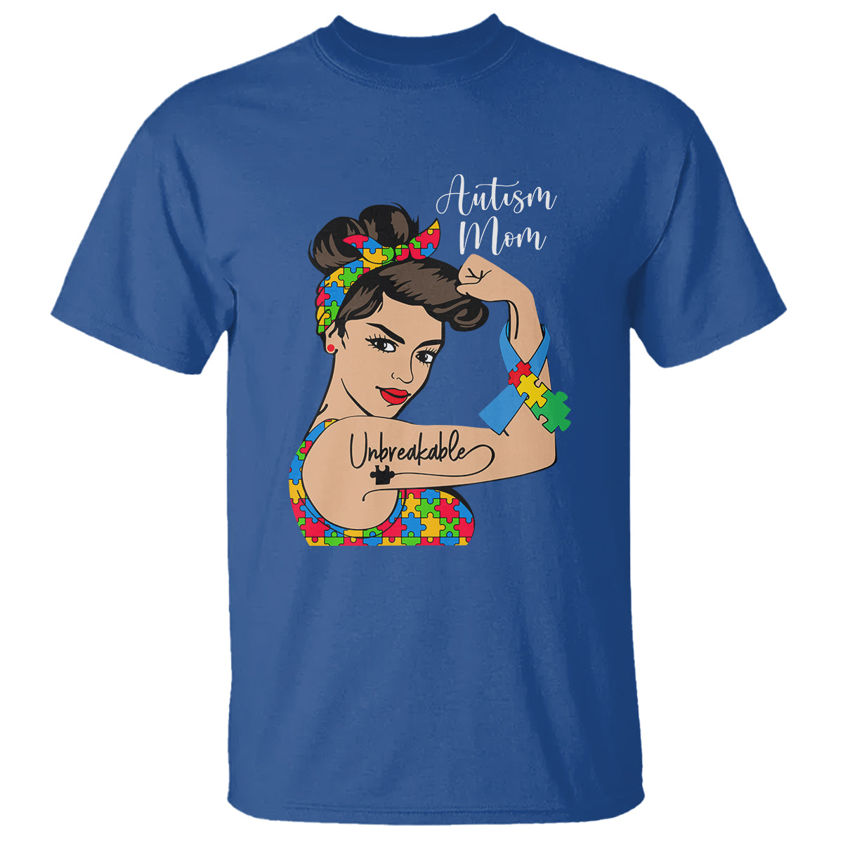 autism-mom-t-shirt-unbreakable-woman