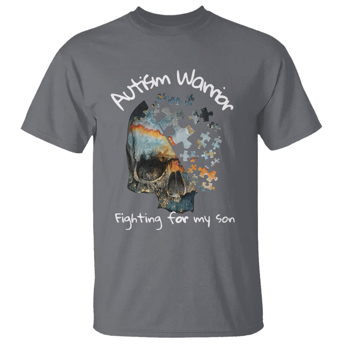 skull-autism-warrior-t-shirt-fighting-for-my-son-love-support