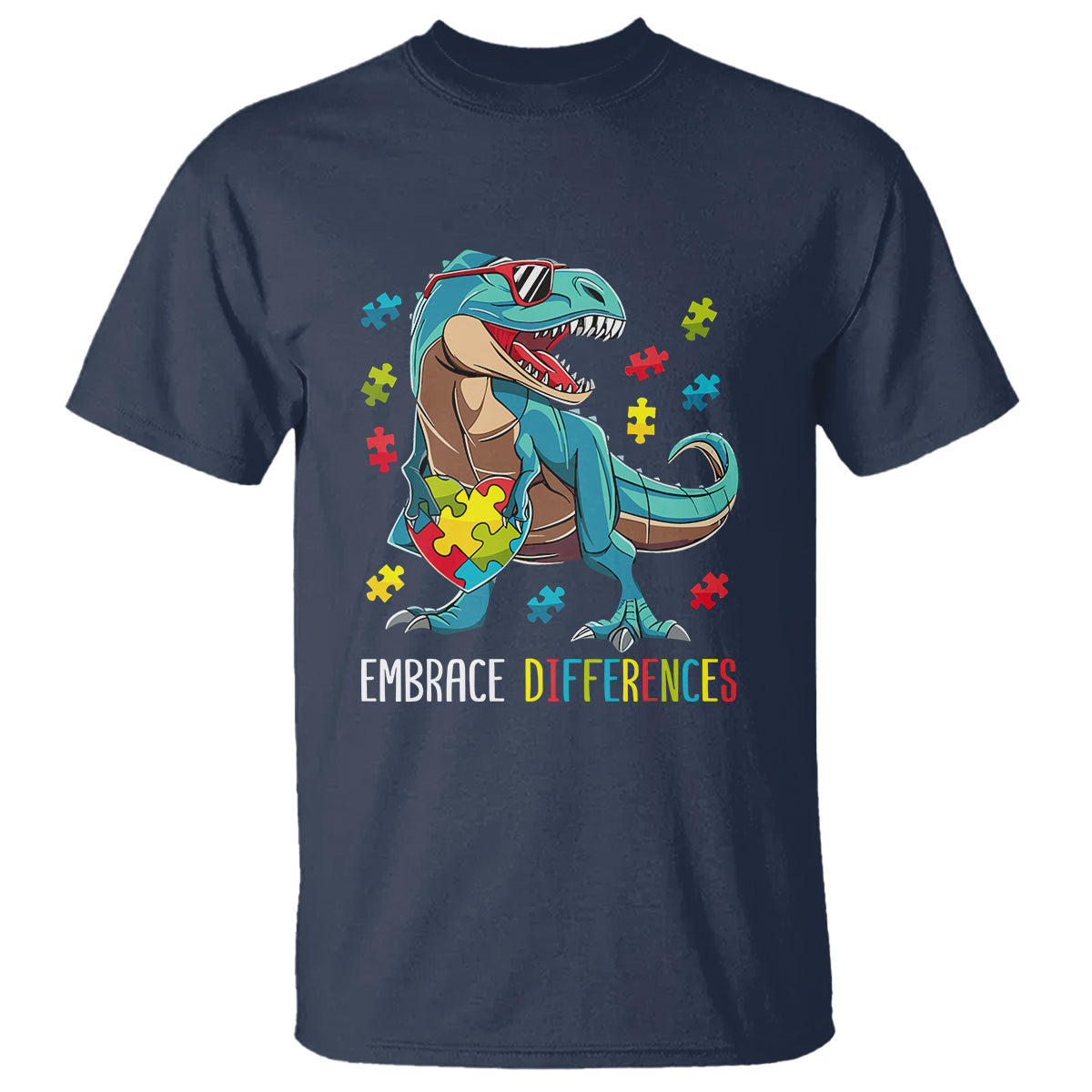dinosaur-autism-t-shirt-embrace-differences-proud-autistic-puzzle-heart
